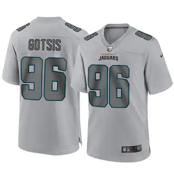 Nike Adam Gotsis Men's Game Jacksonville Jaguars Gray Atmosphere Fashion Jersey