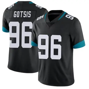Nike Adam Gotsis Men's Limited Jacksonville Jaguars Black Vapor Untouchable Jersey