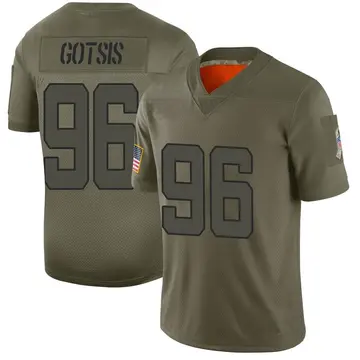 Nike Adam Gotsis Youth Limited Jacksonville Jaguars Camo 2019 Salute to Service Jersey