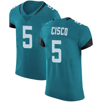 Nike Andre Cisco Men's Elite Jacksonville Jaguars Teal Vapor Untouchable Alternate Jersey