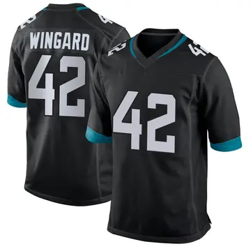 Nike Andrew Wingard Men's Game Jacksonville Jaguars Black Jersey