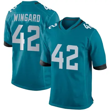 Nike Andrew Wingard Men's Game Jacksonville Jaguars Teal Jersey