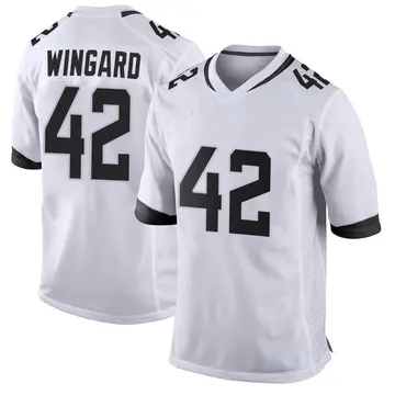 Nike Andrew Wingard Men's Game Jacksonville Jaguars White Jersey