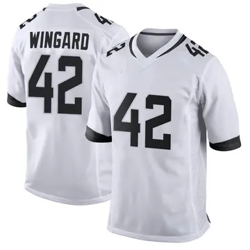Nike Andrew Wingard Youth Game Jacksonville Jaguars White Jersey