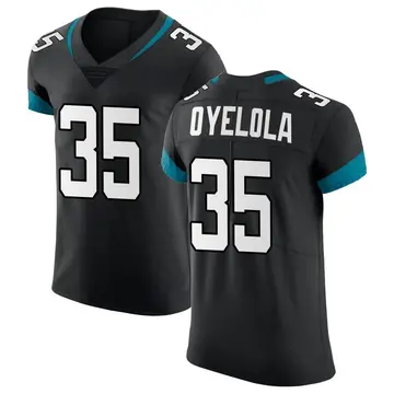 Nike Ayo Oyelola Men's Elite Jacksonville Jaguars Black Vapor Untouchable Jersey