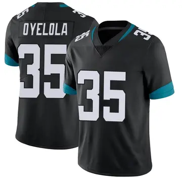 Nike Ayo Oyelola Men's Limited Jacksonville Jaguars Black Vapor Untouchable Jersey