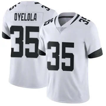 Nike Ayo Oyelola Men's Limited Jacksonville Jaguars White Vapor Untouchable Jersey