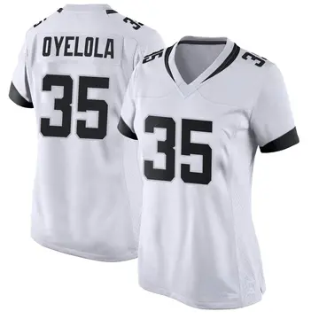 Nike Ayo Oyelola Women's Game Jacksonville Jaguars White Jersey