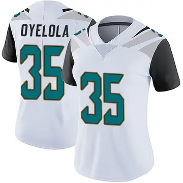 Nike Ayo Oyelola Women's Limited Jacksonville Jaguars White Vapor Untouchable Jersey