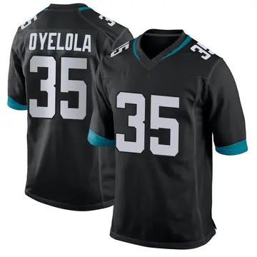 Nike Ayo Oyelola Youth Game Jacksonville Jaguars Black Jersey