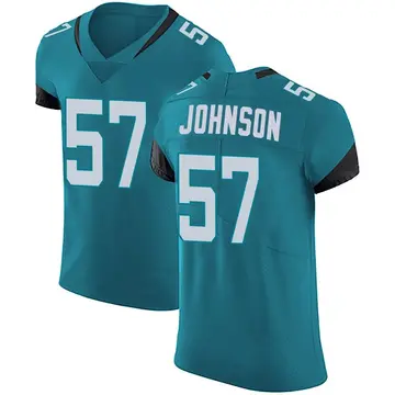 Nike Caleb Johnson Men's Elite Jacksonville Jaguars Teal Vapor Untouchable Alternate Jersey
