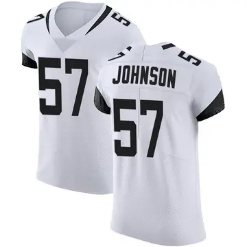 Nike Caleb Johnson Men's Elite Jacksonville Jaguars White Vapor Untouchable Road Jersey