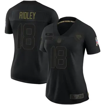 Nike Calvin Ridley Women's Limited Jacksonville Jaguars Black 2020 Salute To Service Jersey