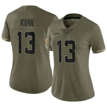 Nike Christian Kirk Women's Limited Jacksonville Jaguars Olive 2022 Salute To Service Jersey
