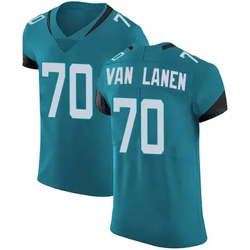 Nike Cole Van Lanen Men's Elite Jacksonville Jaguars Teal Vapor Untouchable Alternate Jersey