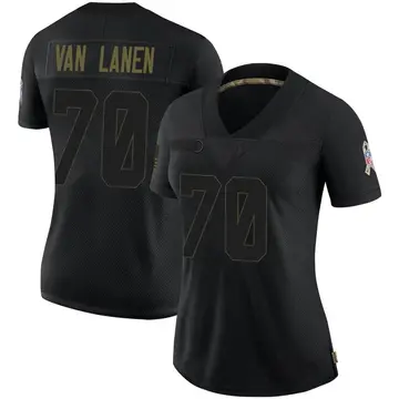 Nike Cole Van Lanen Women's Limited Jacksonville Jaguars Black 2020 Salute To Service Jersey