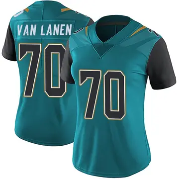 Nike Cole Van Lanen Women's Limited Jacksonville Jaguars Teal Vapor Untouchable Team Color Jersey