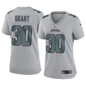 Nike Corey Grant Women's Game Jacksonville Jaguars Gray Atmosphere Fashion Jersey