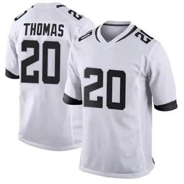 Nike Daniel Thomas Men's Game Jacksonville Jaguars White Jersey