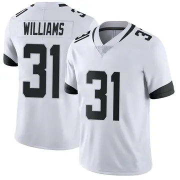 Nike Darious Williams Men's Limited Jacksonville Jaguars White Vapor Untouchable Jersey