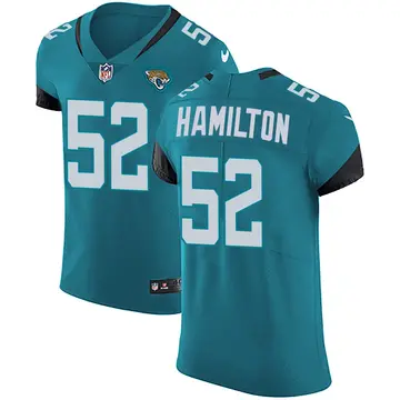 Nike Davon Hamilton Men's Elite Jacksonville Jaguars Teal DaVon Hamilton Vapor Untouchable Alternate Jersey