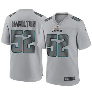 Nike Davon Hamilton Men's Game Jacksonville Jaguars Gray DaVon Hamilton Atmosphere Fashion Jersey