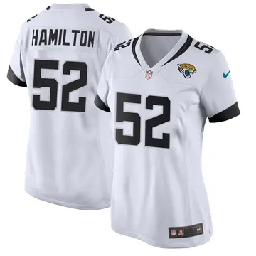 Nike Davon Hamilton Women's Game Jacksonville Jaguars White DaVon Hamilton Jersey