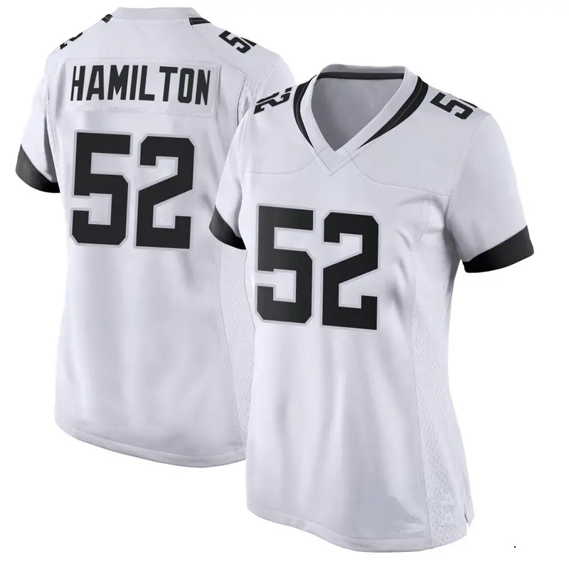 Nike Davon Hamilton Women's Game Jacksonville Jaguars White DaVon Hamilton Jersey