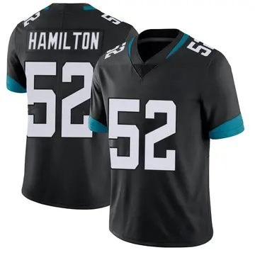 Nike Davon Hamilton Youth Limited Jacksonville Jaguars Black DaVon Hamilton Vapor Untouchable Jersey
