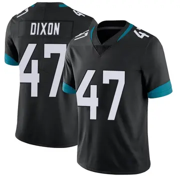 Nike De'Shaan Dixon Men's Limited Jacksonville Jaguars Black Vapor Untouchable Jersey