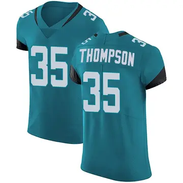 Nike Deionte Thompson Men's Elite Jacksonville Jaguars Teal Vapor Untouchable Alternate Jersey