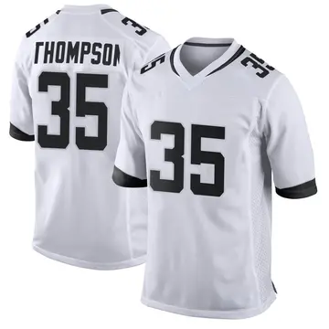 Nike Deionte Thompson Men's Game Jacksonville Jaguars White Jersey