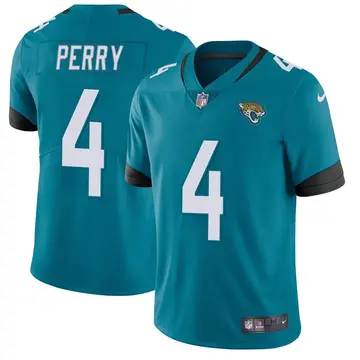 Nike E.J. Perry Youth Limited Jacksonville Jaguars Teal Vapor Untouchable Jersey