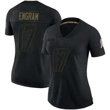 Nike Evan Engram Women's Limited Jacksonville Jaguars Black 2020 Salute To Service Jersey
