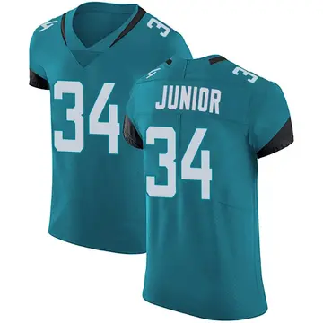 Nike Gregory Junior Men's Elite Jacksonville Jaguars Teal Vapor Untouchable Alternate Jersey