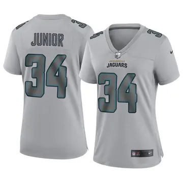Nike Gregory Junior Women's Game Jacksonville Jaguars Gray Atmosphere Fashion Jersey
