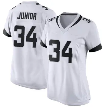 Nike Gregory Junior Women's Game Jacksonville Jaguars White Jersey