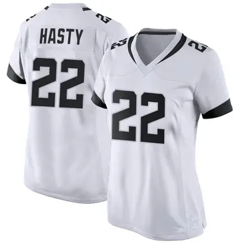 Nike JaMycal Hasty Women's Game Jacksonville Jaguars White Jersey