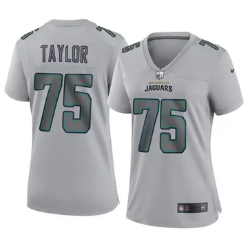 Nike Jawaan Taylor Women's Game Jacksonville Jaguars Gray Atmosphere Fashion Jersey