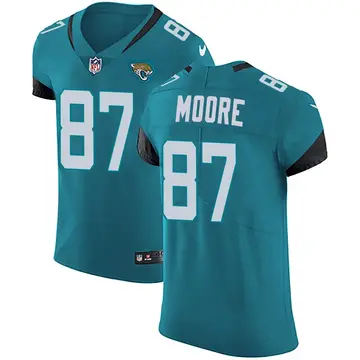 Nike Jaylon Moore Men's Elite Jacksonville Jaguars Teal Vapor Untouchable Alternate Jersey