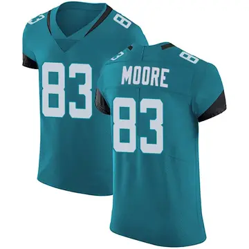 Nike Jaylon Moore Men's Elite Jacksonville Jaguars Teal Vapor Untouchable Alternate Jersey