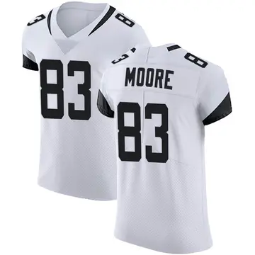 Nike Jaylon Moore Men's Elite Jacksonville Jaguars White Vapor Untouchable Road Jersey
