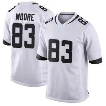 Nike Jaylon Moore Youth Game Jacksonville Jaguars White Jersey