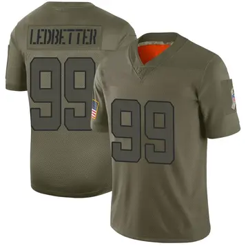Nike Jeremiah Ledbetter Men's Limited Jacksonville Jaguars Camo 2019 Salute to Service Jersey