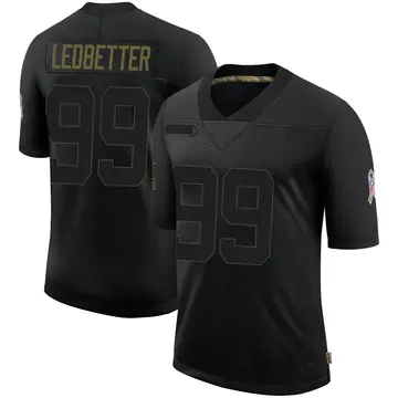 Nike Jeremiah Ledbetter Youth Limited Jacksonville Jaguars Black 2020 Salute To Service Jersey