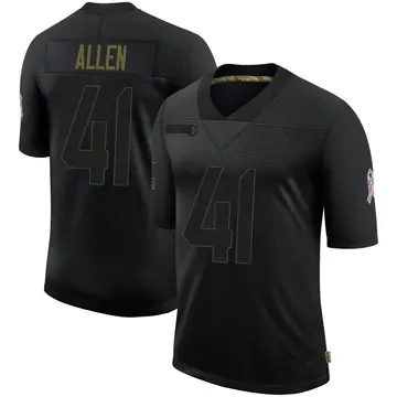 Nike Josh Allen Men's Limited Jacksonville Jaguars Black 2020 Salute To Service Jersey