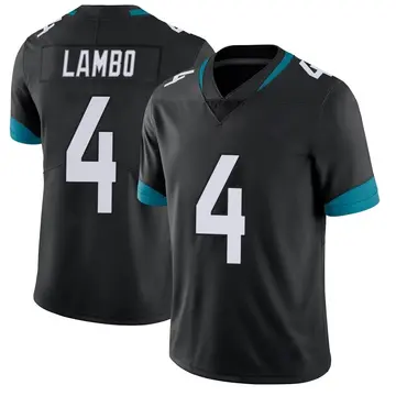 Nike Josh Lambo Men's Limited Jacksonville Jaguars Black Vapor Untouchable Alternate Jersey