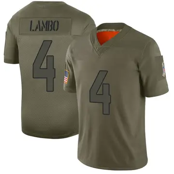 Nike Josh Lambo Men's Limited Jacksonville Jaguars Camo 2019 Salute to Service Jersey
