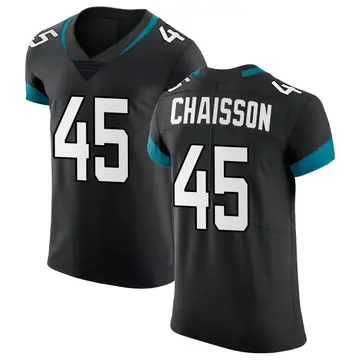 Nike K'Lavon Chaisson Men's Elite Jacksonville Jaguars Black Vapor Untouchable Jersey