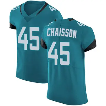 Nike K'Lavon Chaisson Men's Elite Jacksonville Jaguars Teal Vapor Untouchable Alternate Jersey